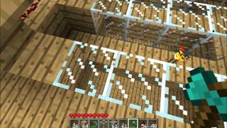 MineCraft Retractable Roof Using Pistons [upl. by Hughie]