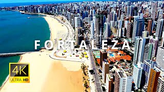 Fortaleza Brazil 🇧🇷 in 4K ULTRA HD 60FPS Video by Drone [upl. by Hagen]