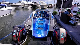 Full Palm Beach Boat Show 2024 WalkThrough and Boat Tours  Pibs Part 1 [upl. by Eussoj82]