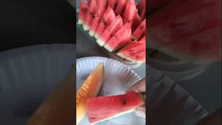 Melons watermelon cantaloupe eating fruits asmr [upl. by Odilo]