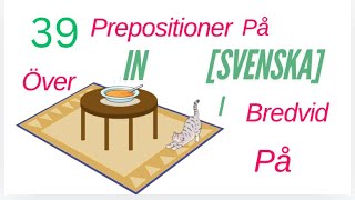 39 Prepositioner På Svenska Svenska Grammatik [upl. by Llerdnad326]