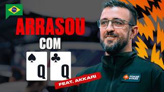 O dia em que Akkari ARRASOU no torneio dos empresários  Pokerstars Brasil [upl. by Evad]