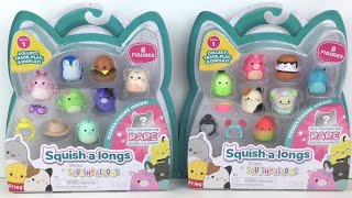 SquishALongs by Squishmallows Mini Figure Packs Unboxing amp Review [upl. by Haerdna44]