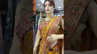 Jaipuri silk fabric Resham siroski work designer saree youtubeviral youtubeshorts viralshort [upl. by Manny510]