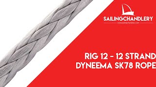 Rig 12  12 Strand Dyneema SK78 Rope Video Review [upl. by Fiorenze610]