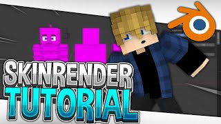 Minecraft Skinrender mit Blender Tutorial 🤔GermanDeutsch 100 Abonnenten Special 🙂 [upl. by Rubens]