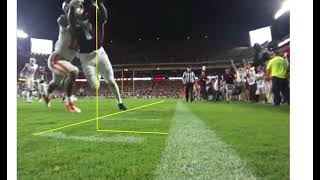 Video analysis of the touchback during Clemson vs Tx AampM [upl. by Jarrett917]