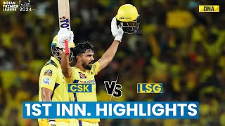 CSK vs LSG Highlights 1st Innings Ruturaj Hits Century CSK Scored 210 Against LSG  IPL 2024 [upl. by Anailli72]