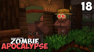 Pabrik Villager Untuk Harapan Masa Depan  Minecraft Zombie Apocalypse Episode 18 [upl. by Jabez644]