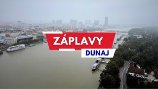 Bratislava pod náporom Dunaja  Exkluzívne zábery zhora  1592024 [upl. by Thirzi]