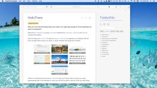 TiddlyWiki Tutorial 08  Using TiddlyDesktop [upl. by Publia212]