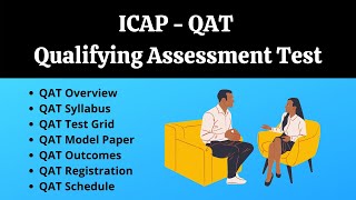 ICAP QUALIFYING ASSESSMENT TEST  QAT  Syllabus Details Procedures amp Test Date [upl. by Elmajian]