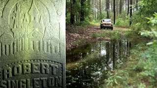 Muddy Trail Leads Us To Old Family Cemetery Discovered 1 Mile Deep In The Woods Singleton Cemetery [upl. by Elisha420]