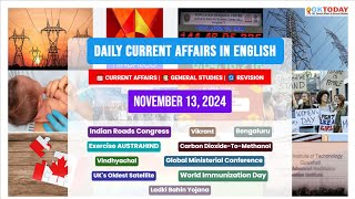 13 November 2024  Current Affairs in English by GKTODAY 🎯 [upl. by Eded]