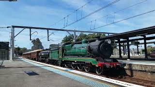 ex NSWGR loco 3265 at Banksia Sydney on a shuttle for the Transport Heritage Expo 61024 [upl. by Marita313]