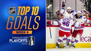 NHL Top 10 Goals from Week 4  2024 Stanley Cup Playoffs [upl. by Ailad903]