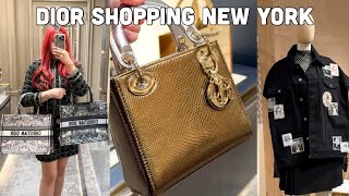 Dior Shopping In New York🛍️🏙️ Lady Dior Dior Book Tote Dior High Jewelry Dior Beauty Dior Cruise [upl. by Chico]