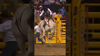 NFR Saddle Bronc Round 8 Short 1 lasvegas nfr rodeo cowboy [upl. by Enilauqcaj816]