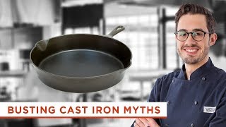 3 Cast Iron Myths Debunked Hint You Dont Have to Worry About Washing it With Soap [upl. by Dekeles338]