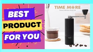 TIMEMORE Chestnut C3S Pro  C3ESP Pro Manual Coffee Grinder With Foldable Crank [upl. by Dihahs]