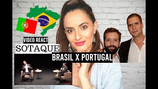 ROMENA REAGE  Sotaque carioca x português  Ricardo Araujo e Gregorio Duvivier  Bombou [upl. by Yramanna]