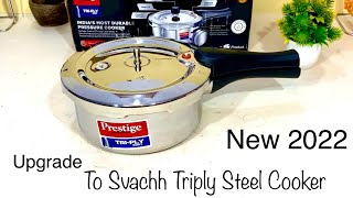 ✨NEW LAUNCH✨ PRESTIGE SVACHH TRIPLY COOKER  🛍️Indias No 1 STEEL COOKER👌 Big Discount on Launch🎉🎉 [upl. by Necila]