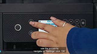 How to connect your Epson printer to WiFi printers with a screen display [upl. by Nej]