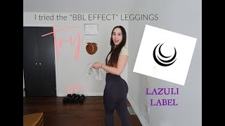 UNSPONSORED TRY ON FROM LAZULI LABEL LEGGINGS amp SHORTS [upl. by Jaye154]