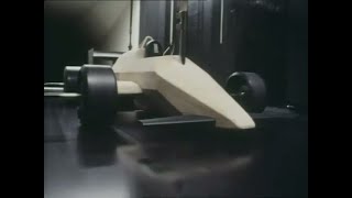 1982  Wind tunnel testing of Lotus 93T with flat underbody  Imperial College London [upl. by Yeroc97]