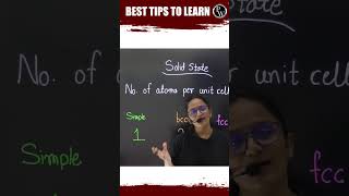 Best way to Learn Solid State in chemistry tipsandtrick chemistry pwmaharastra [upl. by Ynots]