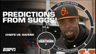 Terrell Suggs OFFERS UP PREDICTIONS for Chiefs vs Ravens 🍿  NFL Countdown [upl. by Anerys]