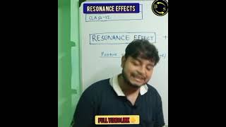 Positive Resonance Effect and Negative Resonance Effect Class 11  Part20  btosacademy [upl. by Okajima]