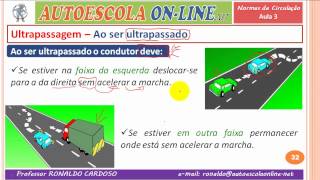 20 NORMAS DE CIRCULAÇÃO  Mudança de Direção Ultrapassagem Prioridade [upl. by Laram]