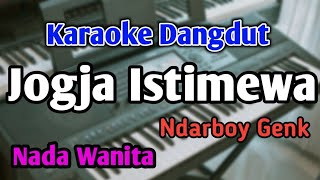 KOYO JOGJA ISTIMEWA  KARAOKE  NADA WANITA  Versi Koplo  Audio HQ  Live Keyboard [upl. by Gaby41]