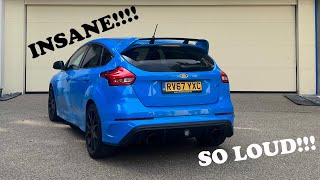 I Straight piped the Focus RS MK3 Ep1 modifying cars [upl. by Anassor]