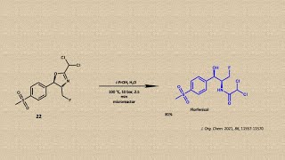 Tianfenicol Florfenicol antibacterianos síntesis [upl. by Kung]