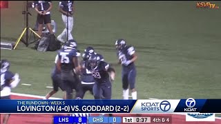 HS Football Lovington vs Goddard [upl. by Oicor656]