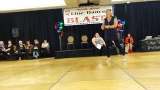 Nancy Mulligan Line Dance by Maggie Gallagher amp Gary OReilly Demo 2017NWLD [upl. by Erv]