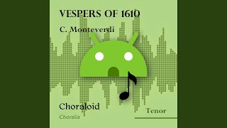 Vespers of 1610 Sicut erat tenor I Voice with metronome [upl. by Tnahsin]