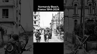 Then and Now from Normandy beach WW2 history nowvsthen thenandnow ww2 veteran soldier shorts [upl. by Walley]