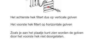 Polarisatie en polarisatiefilters [upl. by Aical]