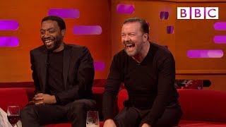 When Ricky Gervais met David Bowie  BBC The Graham Norton Show [upl. by Uyr]