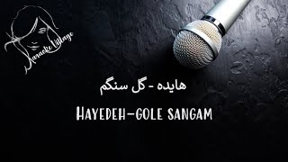 Hayedeh  Gole Sangam  FarsiPersian Karaoke   هایده  گل سنگم  کارائوکه فارسی [upl. by Aihsetan]