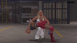 WWE 2K22 Beth Phoenix Backbreaker On All Divas [upl. by Enaamuj]