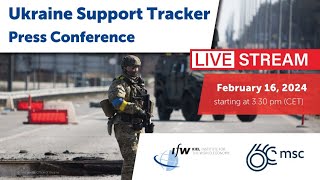 Munich Security Conference 2024  Press conference Ukraine Support Tracker [upl. by Bushey]