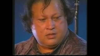 Nusrat fateh ali khan qawwali with lyrics in description  Ajaa dholna tenu akhian udeek diyan [upl. by Nerty]