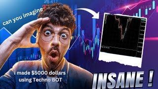 live Demo Trades With TechnoBot forex oavaea forextrading [upl. by Assirec]