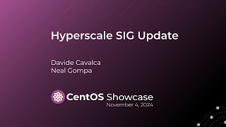 Hyperscale SIG Update [upl. by Ahsielat]