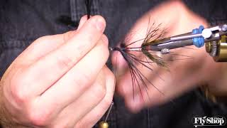 Tying an Intruder using MFC Barred Schlappen amp Saddle Hackle [upl. by Eelinnej545]