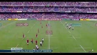 Fiji vs Wales Hong Kong 7s 2016 [upl. by Hurwitz]